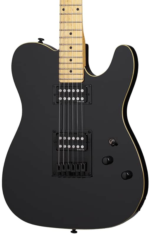 Schecter PT Electric Guitar. Gloss Black (BLK) image 1