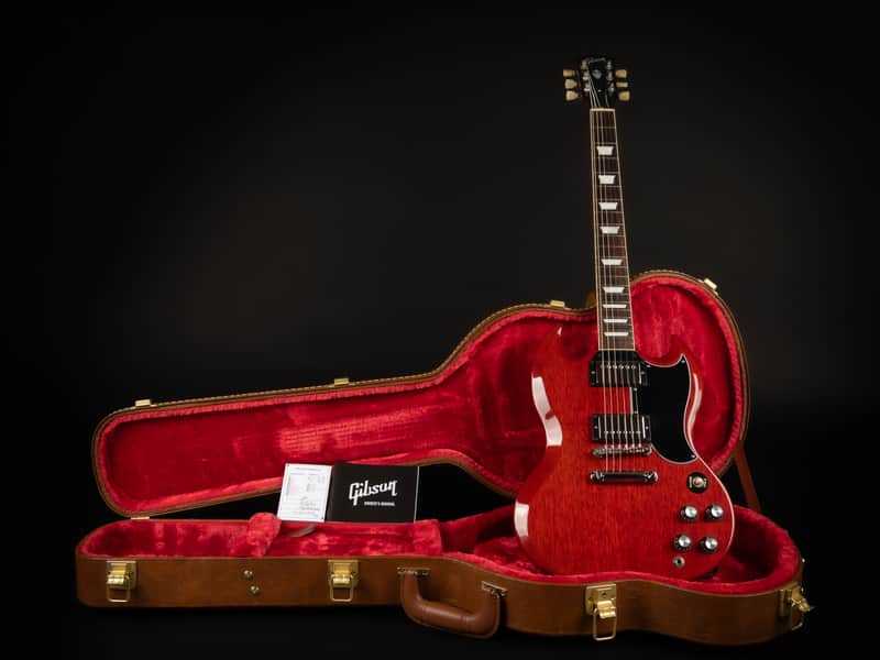2022 Gibson SG Standard '61 - Vintage Cherry | USA Burstbucker Humbucker 3.1kg | CoA OHSC image 1