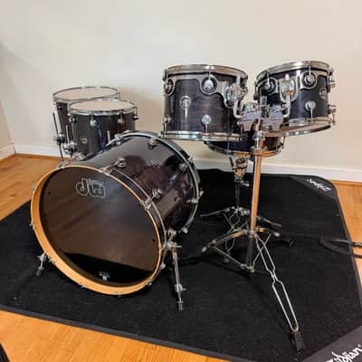 DW DW Performance Series 6 piece Shell Pack - Ebony stain lacquer image 10