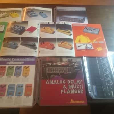 Vintage 1979 Ibanez Effect Pedal Catalog Brochure(s) Tubescreamer AD Pan Tremolo image 1