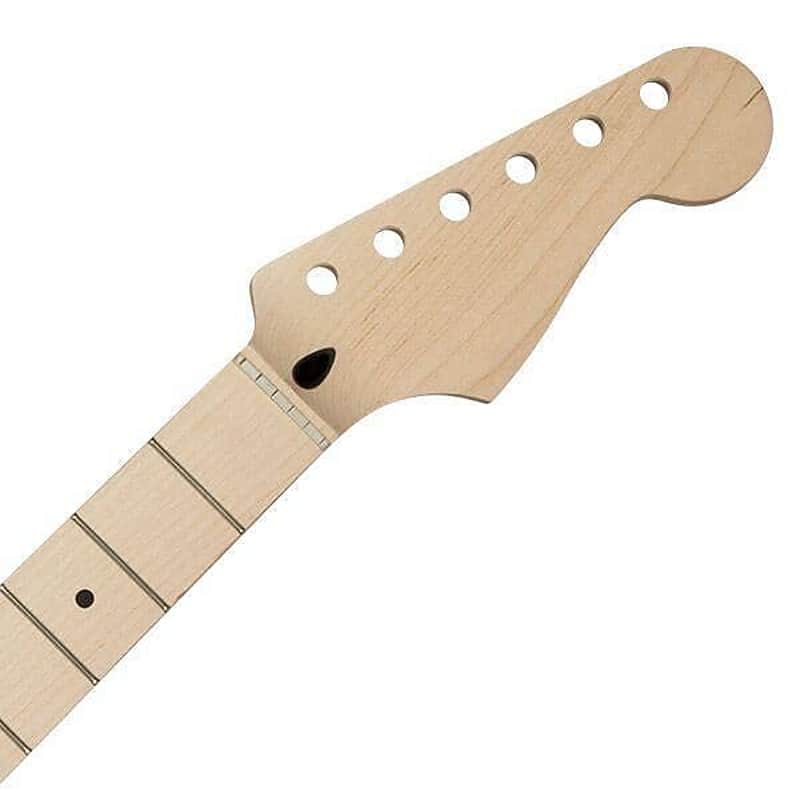 Mighty Mite MM2902CR-M5 Fender Licensed Strat® Replacement Neck - C Profile 22 Fret Maple Fretboard Compound Radius image 1