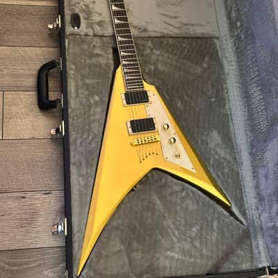 ESP LTD KH-V Kirk Hammett Signature 2023 - Present - Metallic Gold image 1