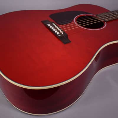 2025 Gibson J-45 Standard Left-Handed Acoustic-Electric | Cherry Finish W/OHSC image 8