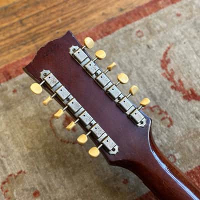 1966 Gibson B-45-12 w/ Original Stamford Case image 6