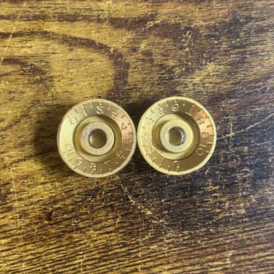 Gibson Custom Shop Reflector Knobs- 1 Volume 1 Tone (2020s - Gold/Gold) image 4