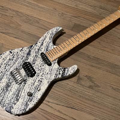 Warmoth Soloist / Dinky Charvel Jackson style 2020 Splatter image 8