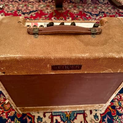 Fender Deluxe 5B3 Wide Panel 10-Watt 1x12" Guitar Combo 1953 - 1955 - Tweed image 3