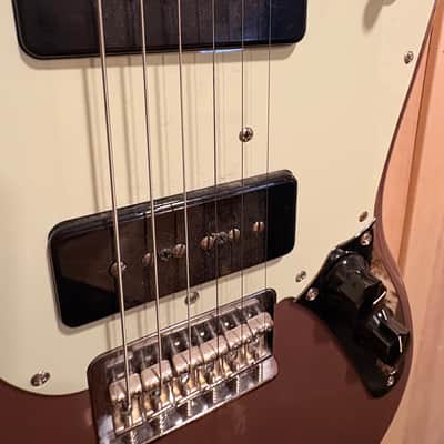 2020 Fender Player 90 Mustang Electric Guitar, Burgundy Mist Metallic, Pau Ferro Fingerboard MIM image 8