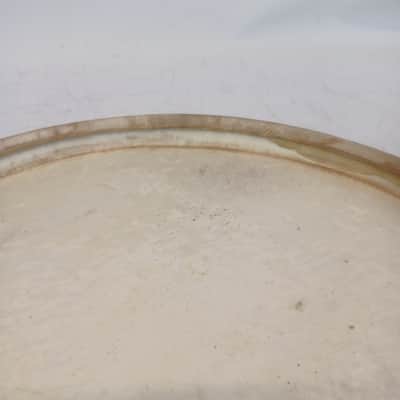 Slingerland 16"40 Radio King-Stamp Calf Skin Floor Tom Drum Batter/Resonant Head image 5