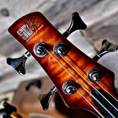 Ibanez SR400EQM-DEB Standard Soundgear Bass - Dragon Eye Burst image 13