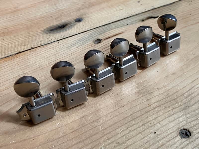 Fender 6 in line tuners / machine heads 1996 Fender Tex Mex Stratocaster Telecaster image 1