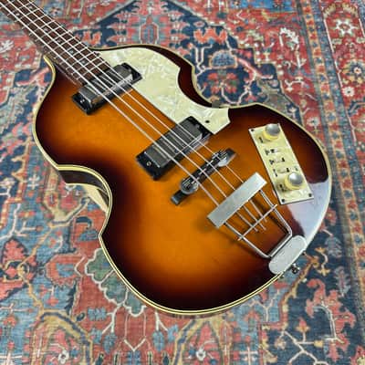 Greco Beatles Bass Model VB-90 Hollow Body Short Scale - 1989 image 6