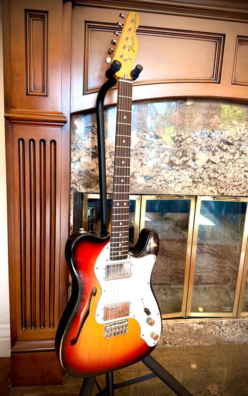 1974 Fender Telecaster Thinline | Sunburst | Rosewood Neck | Ex-Tom Bukovac image 1