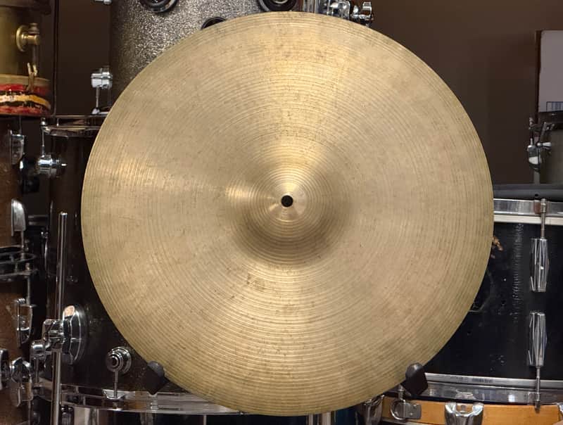 1970's Zildjian 18" A. Hollow Logo Ride Cymbal 1840g image 1