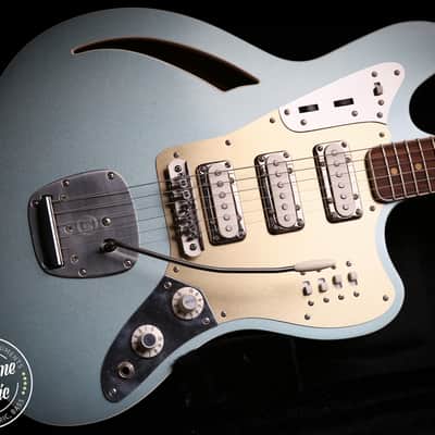 Bilt Guitars Zaftig Bound Top Firemist Silver Curtis Novak VI Pickups image 7