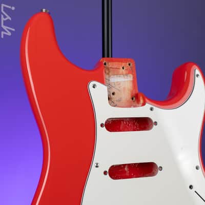 1996 Fender Stratocaster Vintage '62 American Strat Body Fiesta Red image 2