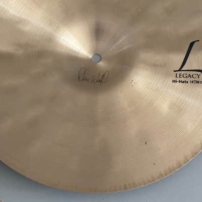 Sabian 14" Dave Wekl HHX Legacy Hi-Hat Cymbals (Pair) 2011 - Present - Brilliant image 5