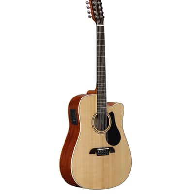 ALVAREZ AD60CE_12-STRING NATURAL ACOUSTIC ELECTRIC GUITAR image 1