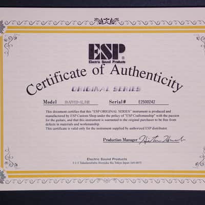 ESP Original snapper  AL/HR liquid metal silver image 10