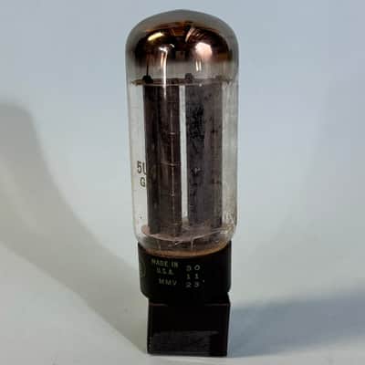 1950s Sylvania 5U4GB Vintage Baldwin Black Plate Halo Getter Rectifier Tube!T275 image 2