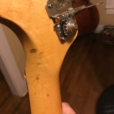 Fender Precision 1973 fretless bass neck, in great shpae! image 14