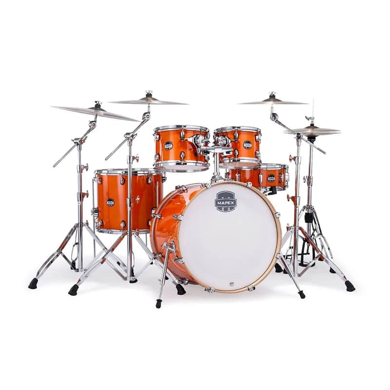 Mapex MM529SF Mars Maple 10x7/12x8/16x14/22x18/14x5.5" Rock 5pc Shell Pack image 1