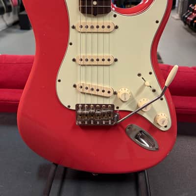 STRAT-BUILD ShowMeNitro Faded Fiesta Red Alder, Allparts SRO-62, Fender Hardware & SCN Pickups 2024 - Faded Fiesta Red Nitro image 2