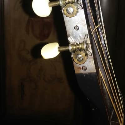USA Lyra Slot Head Parlor art deco 1930's Striped Sunburst Inlaid Marquetry and case make an offer image 15