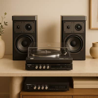 GRUNDIG / TECHNICS GRUNDIG PS-2500 Rare Vintage MINT Turntable Set Warranty Working Hi-Fi Stereo image 1