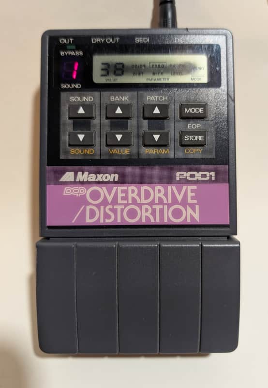 Maxon / Ibanez DCP Series Overdrive/Distortion, Model POD1 from the 1980's image 1