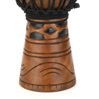 Toca Percussion Origins Series Wood Rope-tuned Djembe - 8 inch image 2