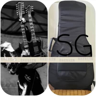 Bag Custom Made For Double Neck SG Page Signature Guitar Gibson (Big G) image 1