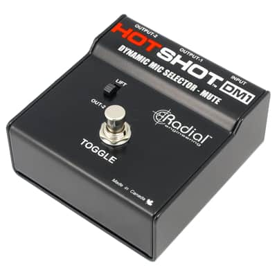 Radial HotShot DM-1 Onstage Stage Mic Toggle Pedal with Microphone Signal Splitter image 2