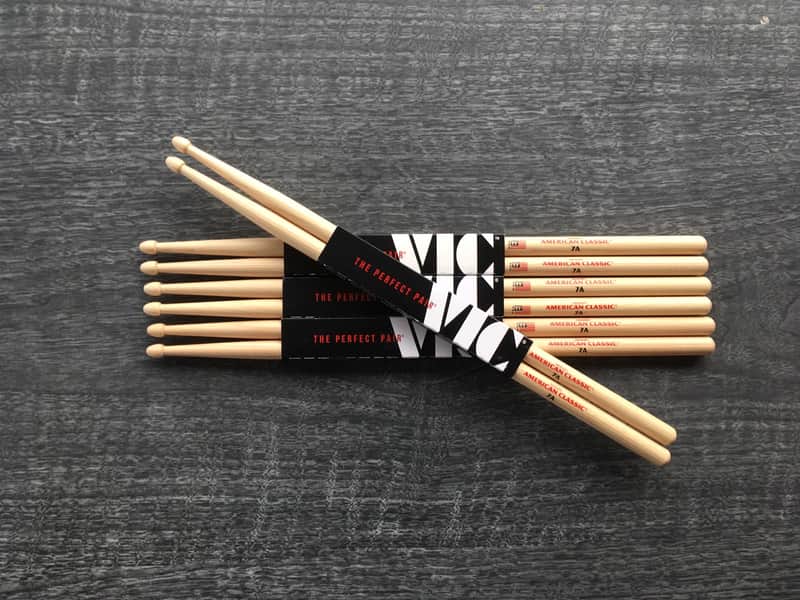 Vic Firth 7A 3-pack + 1 FREE pair image 1