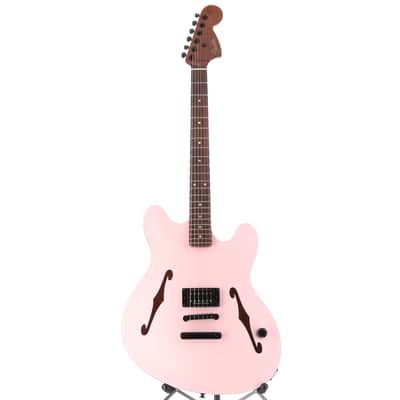 Fender Tom DeLonge Starcaster, Satin Shell Pink, Professional Setup (SR) (01486) image 5