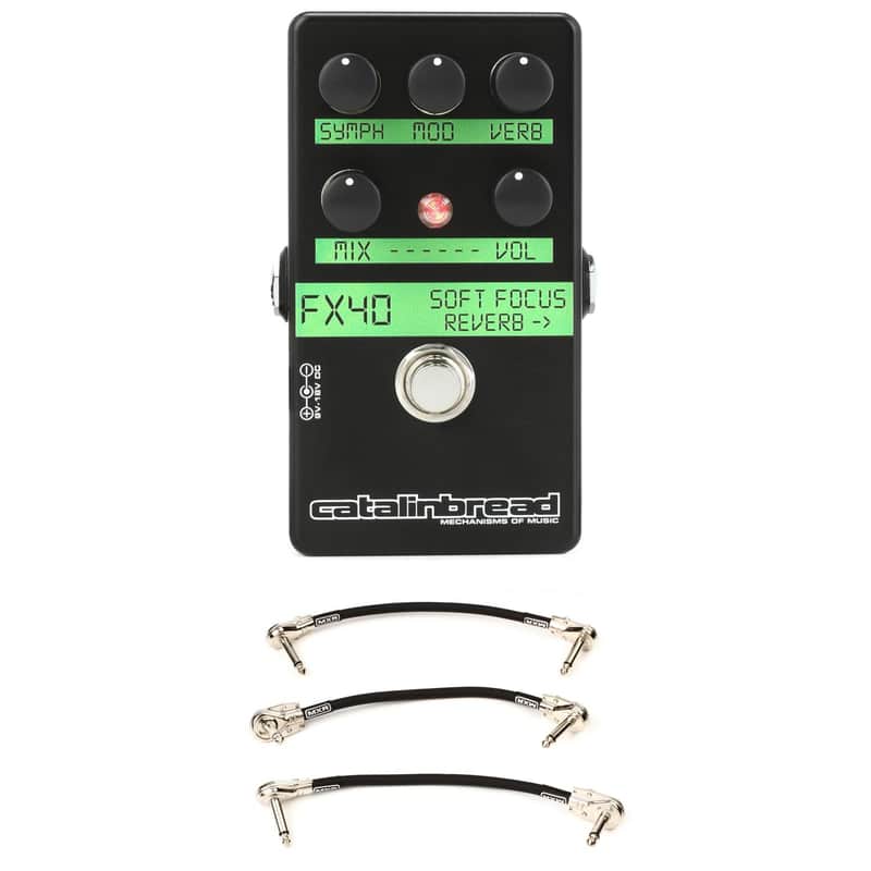 Catalinbread Soft Focus Shoegaze Reverb Pedal with 3 Patch Cables image 1