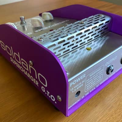 Soldano Supercharger GTO (G.T.O.) Reissue Purple (1 of 26) w/ Box & AC Adaptor image 6