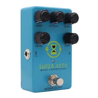 Mosky Super OPTO Bass Optical Compressor Effect Pedal True Bypass image 3