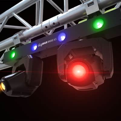 2) Chauvet DJ GIGBAR BRIDGE ILS Kits w/Moving Heads+Wash Lights+Rockbooth Facade image 8
