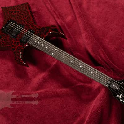 B.C. Rich Stranger Things Limited Edition Eddie's NJ Warlock USA Custom Shop Red Crackle #1 of 100 image 3