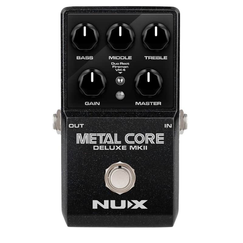 NUX Metal Core Deluxe mkII Hi Gain Multiple Distortion & Amp Modeler Pedal image 1