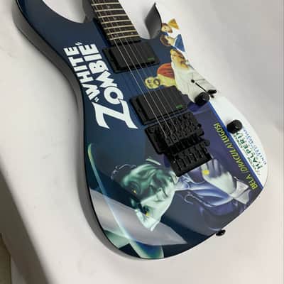 ESP LTD KH-WZ Kirk Hammett White Zombie Black Electric Guitar + Tombstone Case B-Stock - Korea image 9