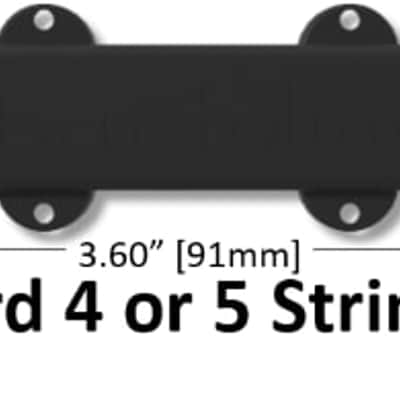 Bartolini 59J-SB1 J-Bass 5-String Original Dual In-Line Coil Short Bridge Pickup image 5