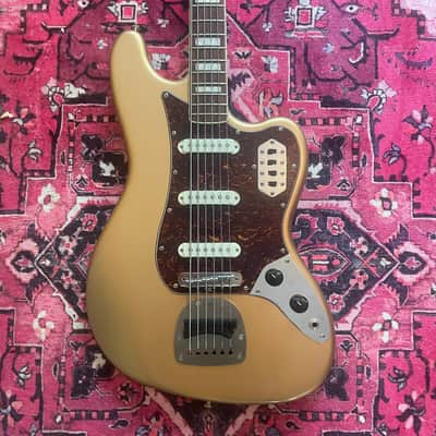Squier Vintage Modified Bass VI 2015 - Golden. image 1