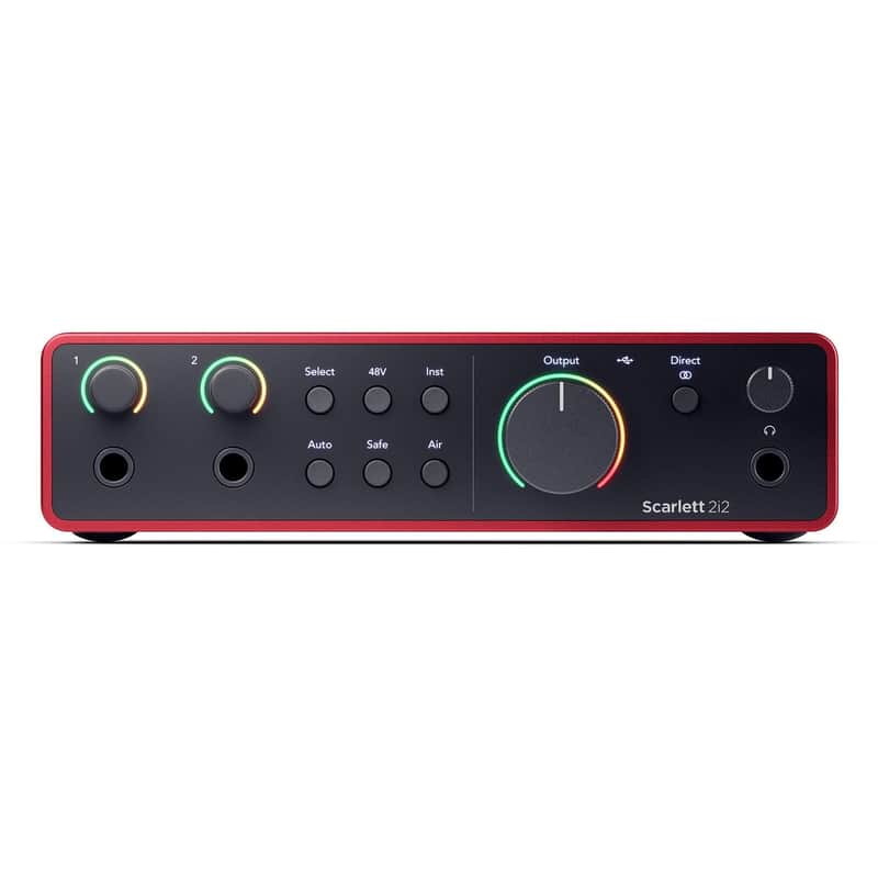 Focusrite Scarlett 2i2 Gen 4 USB Audio Interface image 1