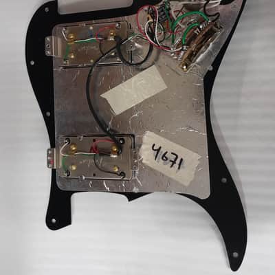Fender USA made Strat 2 Shawbucker Wide Range Humbucker pickguard assembly 2022 MOD image 2