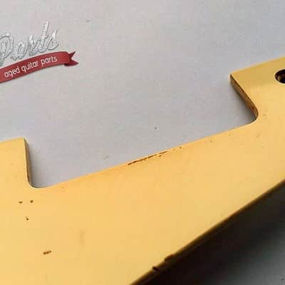 Hand aged Les Paul Pickguard w/bracket and screws, CREAM, for Gibson Historic post 2008 | 59 Parts image 8