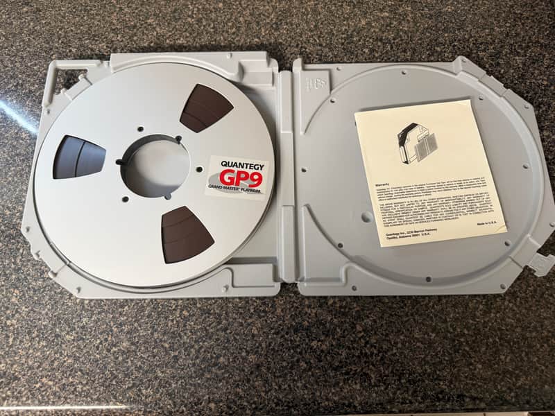 Quantegy 1/2" Grand Master Platinum GP9 Audio Tape - 2500' image 1