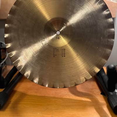 Paiste 14" 2002 Sound Edge Hi-Hat Cymbals (Pair) 1971 - 1980 - Traditional with Black Label image 3