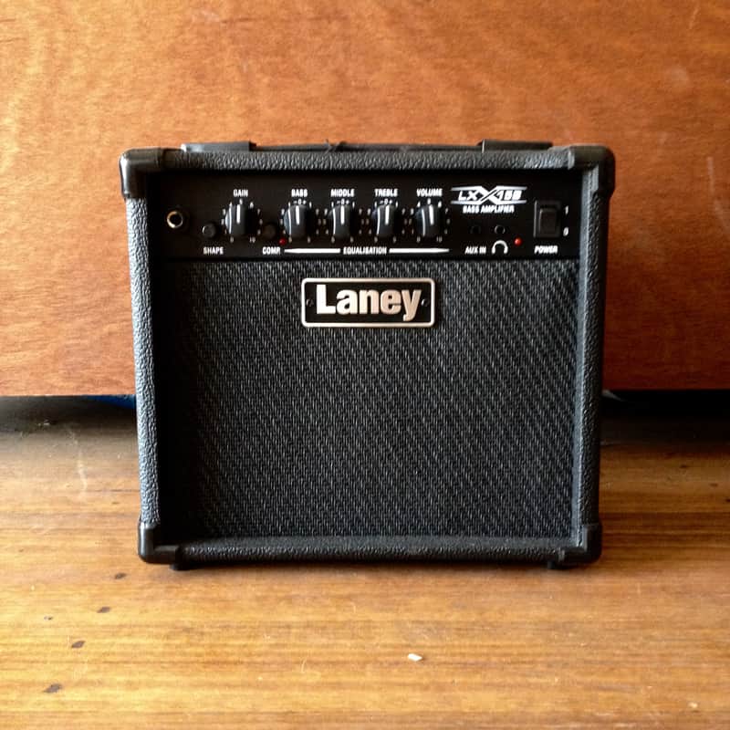 Laney LX15B 15-Watt 2x5" Bass Combo Practice Amp image 1